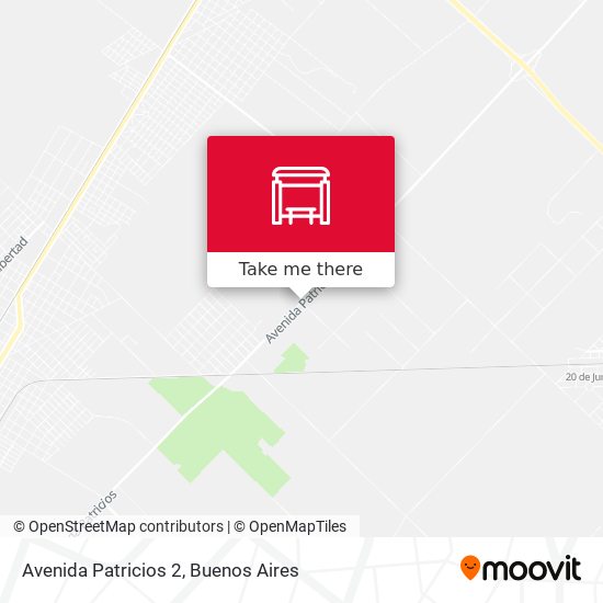 Mapa de Avenida Patricios 2