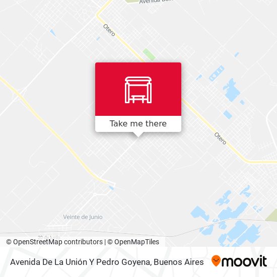 Avenida De La Unión Y Pedro Goyena map