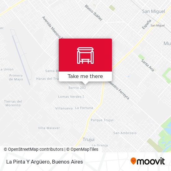 La Pinta Y Argüero map