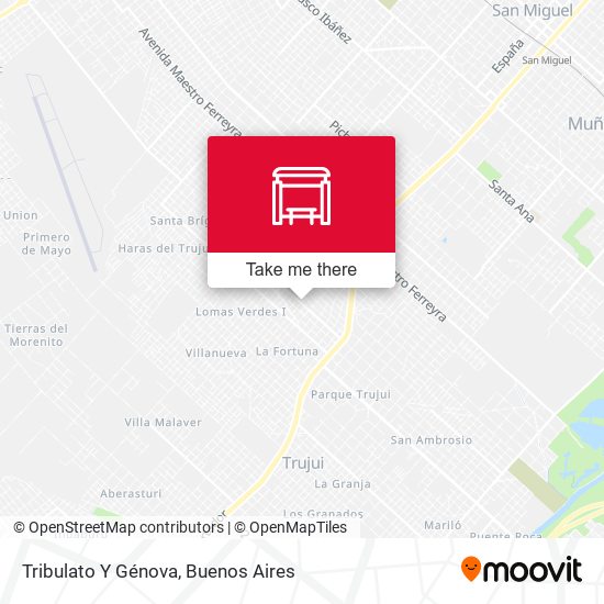 Tribulato Y Génova map