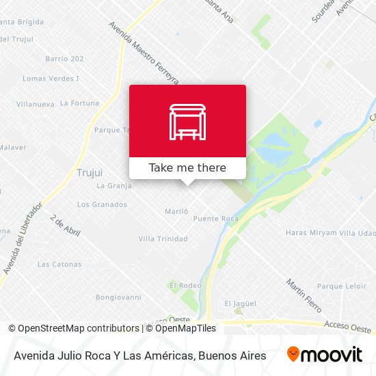 Avenida Julio Roca Y Las Américas map