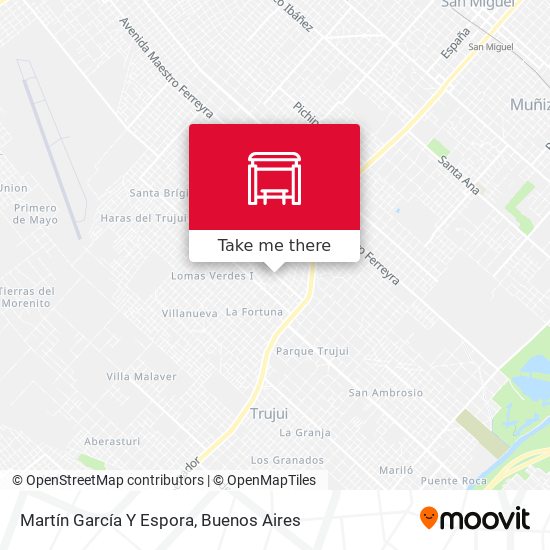 Martín García Y Espora map
