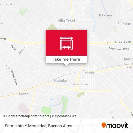 Sarmiento Y Mercedes map