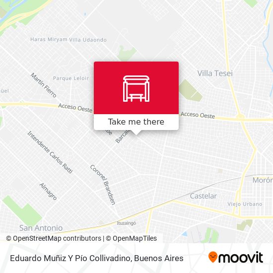 Eduardo Muñiz Y Pío Collivadino map