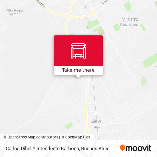 Carlos Dihel Y Intendente Barbosa map