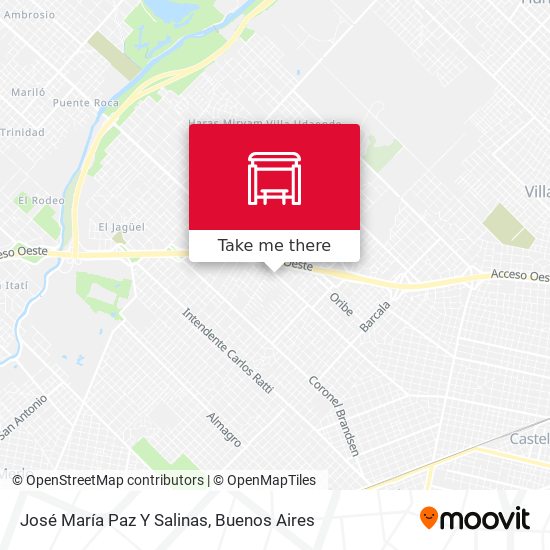 José María Paz Y Salinas map