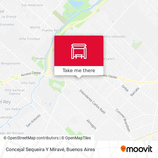 Mapa de Concejal Sequeira Y Miravé