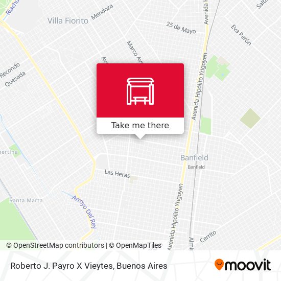 Roberto J. Payro X Vieytes map