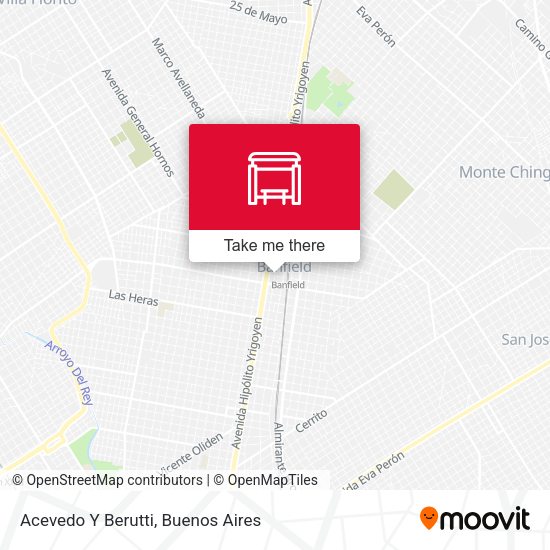 Acevedo Y Berutti map