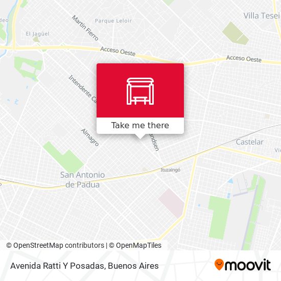 Avenida Ratti Y Posadas map