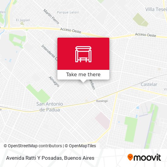 Avenida Ratti Y Posadas map