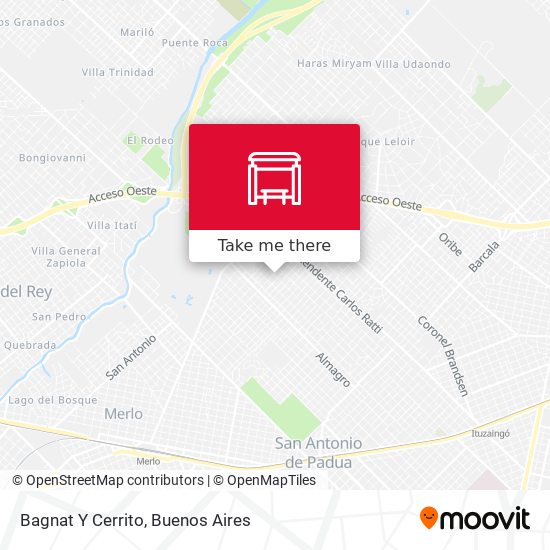 Mapa de Bagnat Y Cerrito