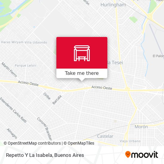 Mapa de Repetto Y La Isabela