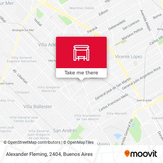 Alexander Fleming, 2404 map