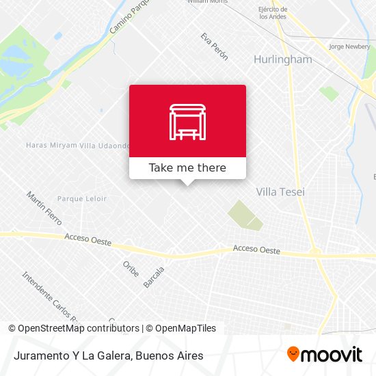 Juramento Y La Galera map