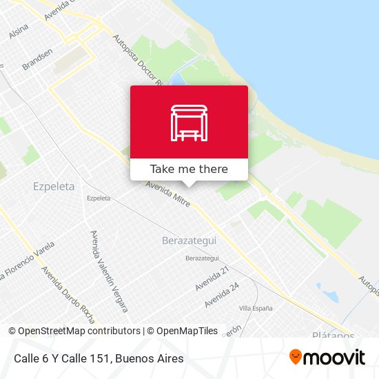 Mapa de Calle 6 Y Calle 151