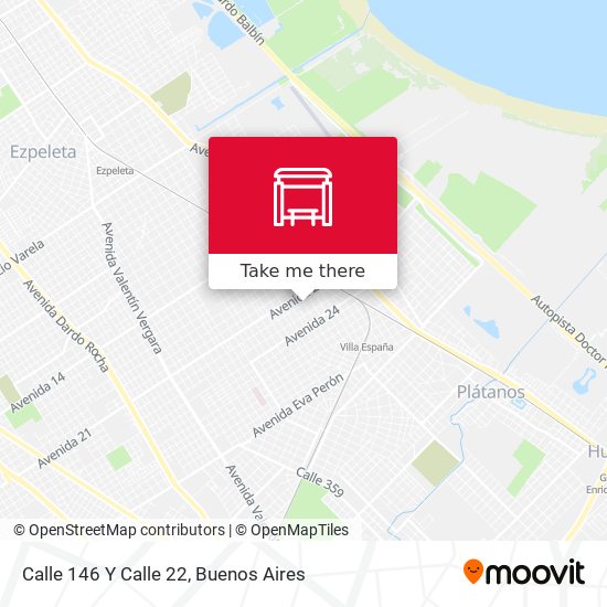 Mapa de Calle 146 Y Calle 22