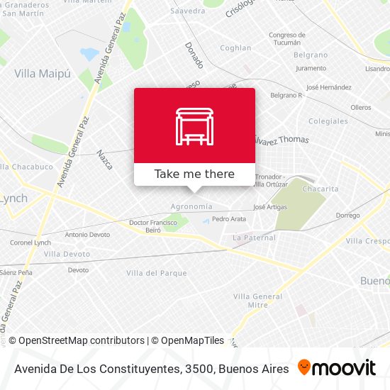 Avenida De Los Constituyentes, 3500 map