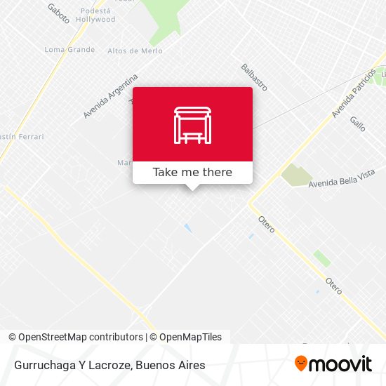 Mapa de Gurruchaga Y Lacroze