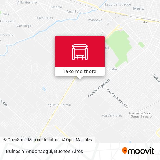 Bulnes Y Andonaegui map