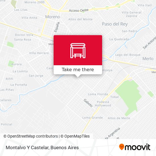 Montalvo Y Castelar map