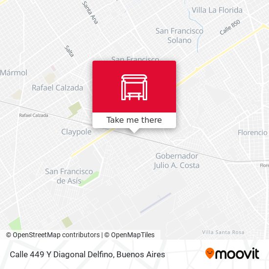 Calle 449 Y Diagonal Delfino map