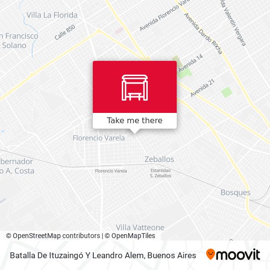 Mapa de Batalla De Ituzaingó Y Leandro Alem