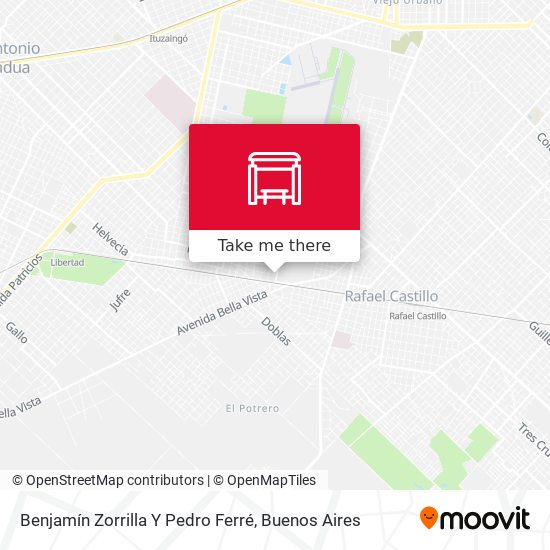 Benjamín Zorrilla Y Pedro Ferré map