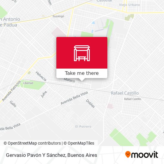 Mapa de Gervasio Pavón Y Sánchez