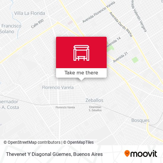 Thevenet Y Diagonal Güemes map