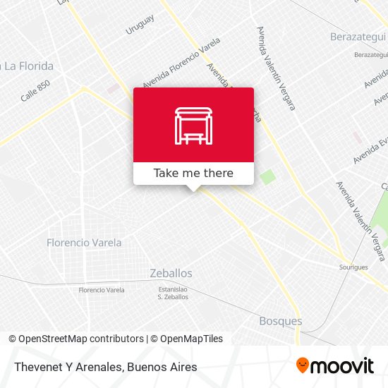 Thevenet Y Arenales map