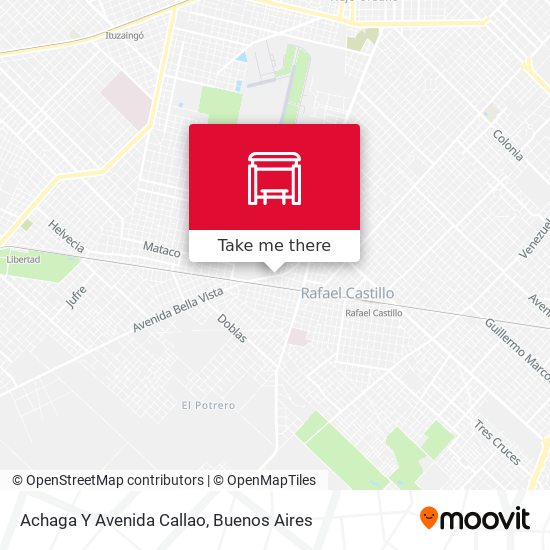 Achaga Y Avenida Callao map