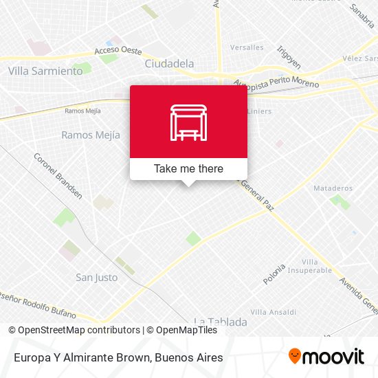 Mapa de Europa Y Almirante Brown