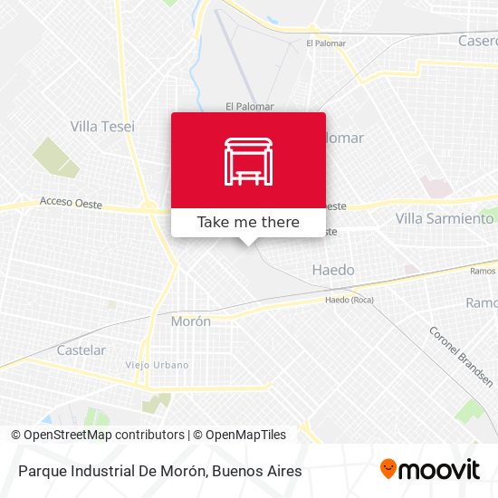 Mapa de Parque Industrial De Morón