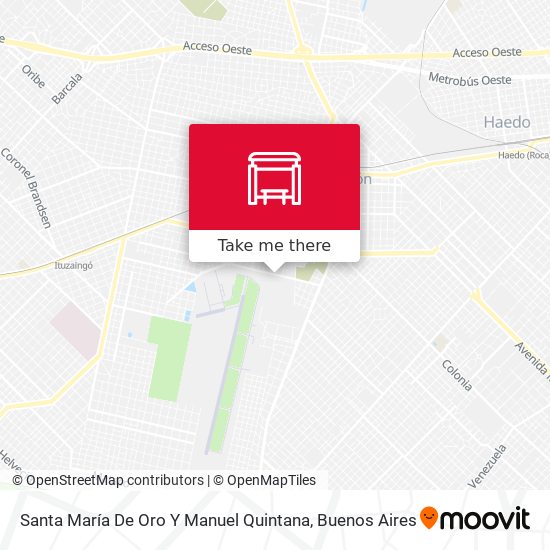 Santa María De Oro Y Manuel Quintana map