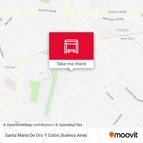 Santa María De Oro Y Colón map