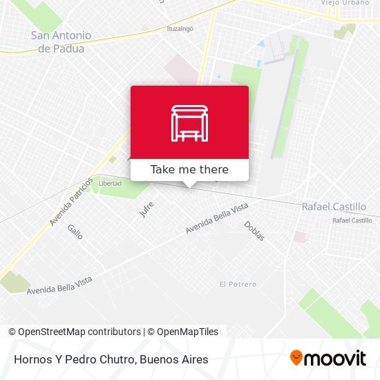 Hornos Y Pedro Chutro map