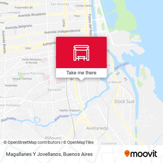 Magallanes Y Jovellanos map