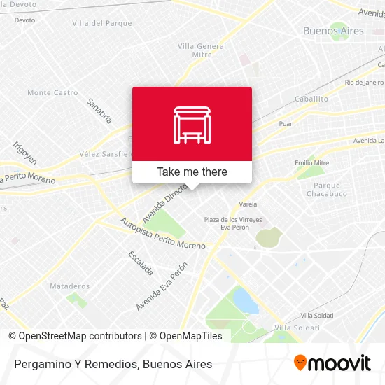 Pergamino Y Remedios map