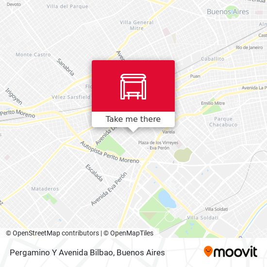Mapa de Pergamino Y Avenida Bilbao
