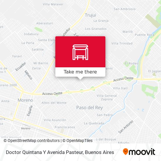 Mapa de Doctor Quintana Y Avenida Pasteur