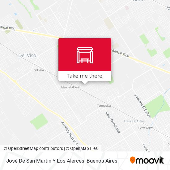 José De San Martín Y Los Alerces map