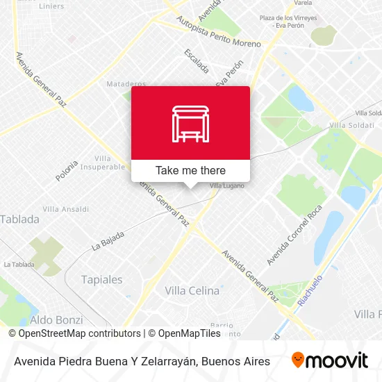 Avenida Piedra Buena Y Zelarrayán map