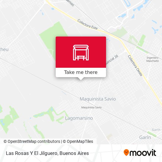Mapa de Las Rosas Y El Jilguero