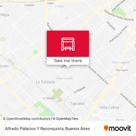 Mapa de Alfredo Palacios Y Reconquista