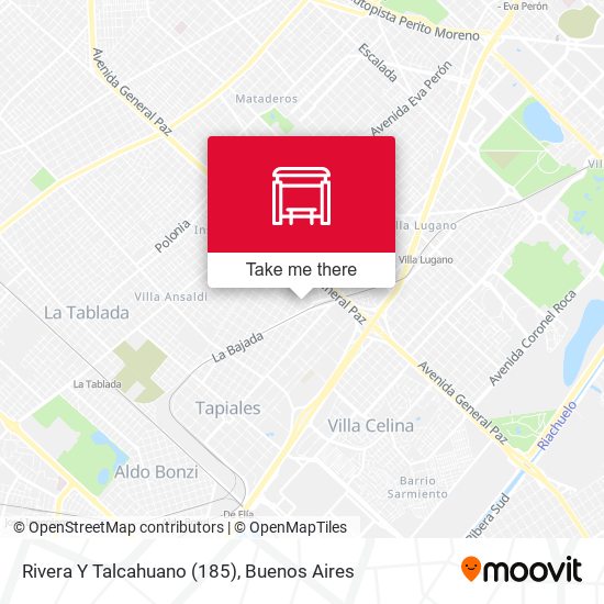 Rivera Y Talcahuano (185) map