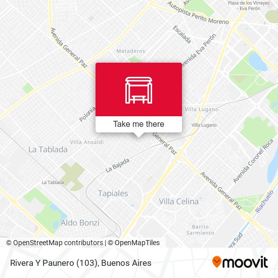 Rivera Y Paunero (103) map