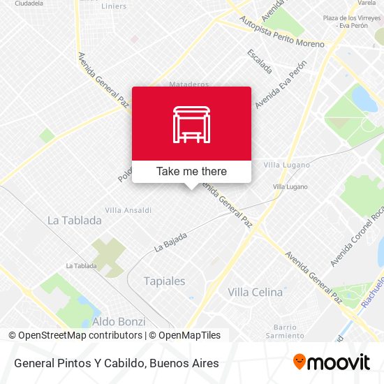 General Pintos Y Cabildo map