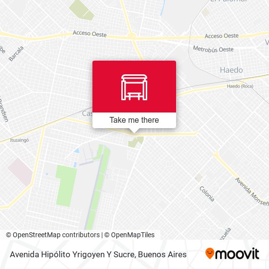 Avenida Hipólito Yrigoyen Y Sucre map