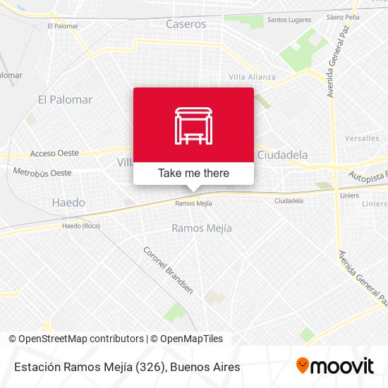 Estación Ramos Mejía (326) map